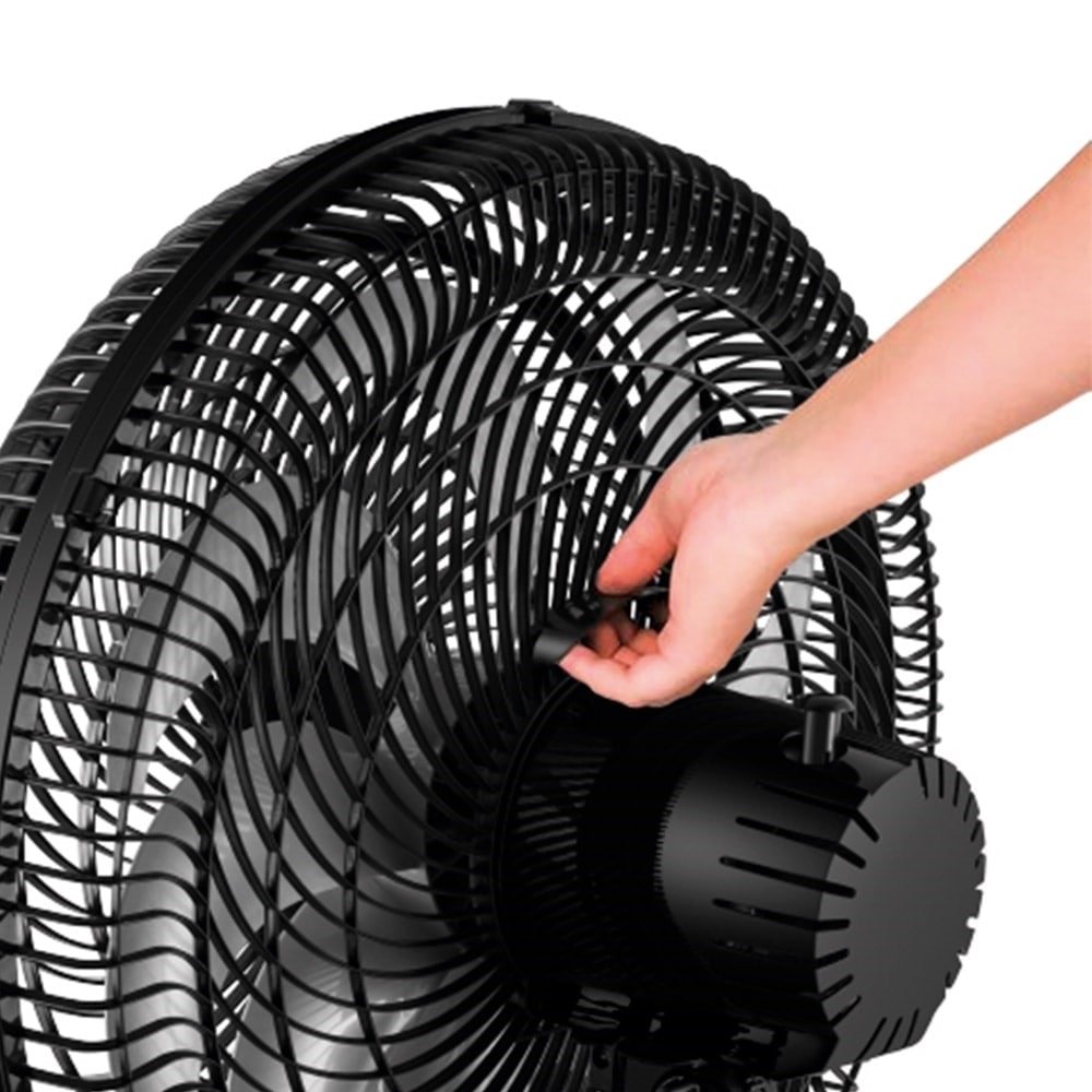 Ventilador de Mesa Mondial VTX-40 40cm, 8 Pás, 140W, Preto, 110V