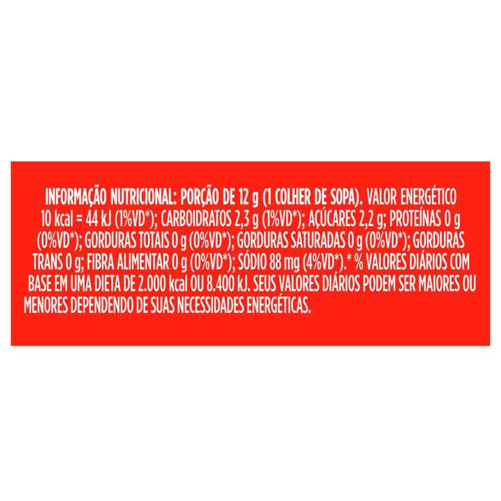 Ketchup Arisco 370g - Embalagem com 24 Unidades