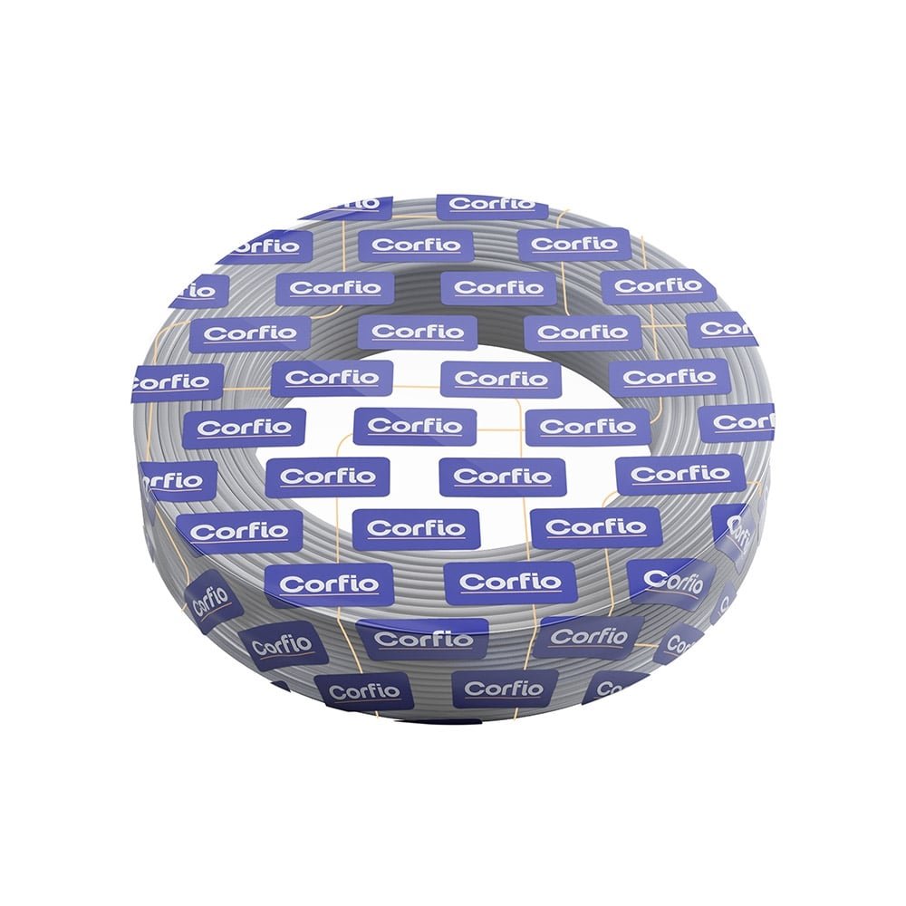 Cabo Plastichumbo Corfio 2X1,5mmx100m Rolo Cinza