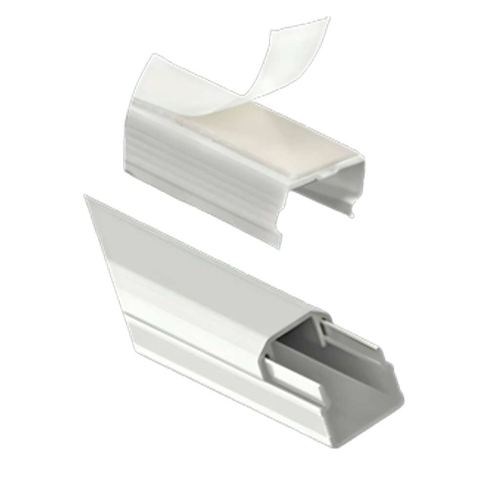 Canaleta Ilumi Dupla Face 10x10x2000mm Branca Embalagem com 25 Unidades