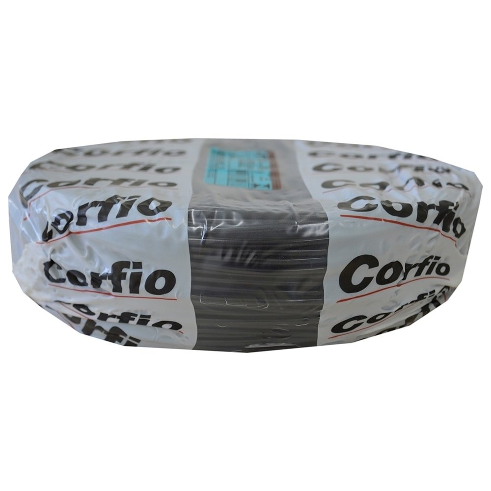 Cabo Flexível Corfio 1,5mmx100m Rolo 750V Preto