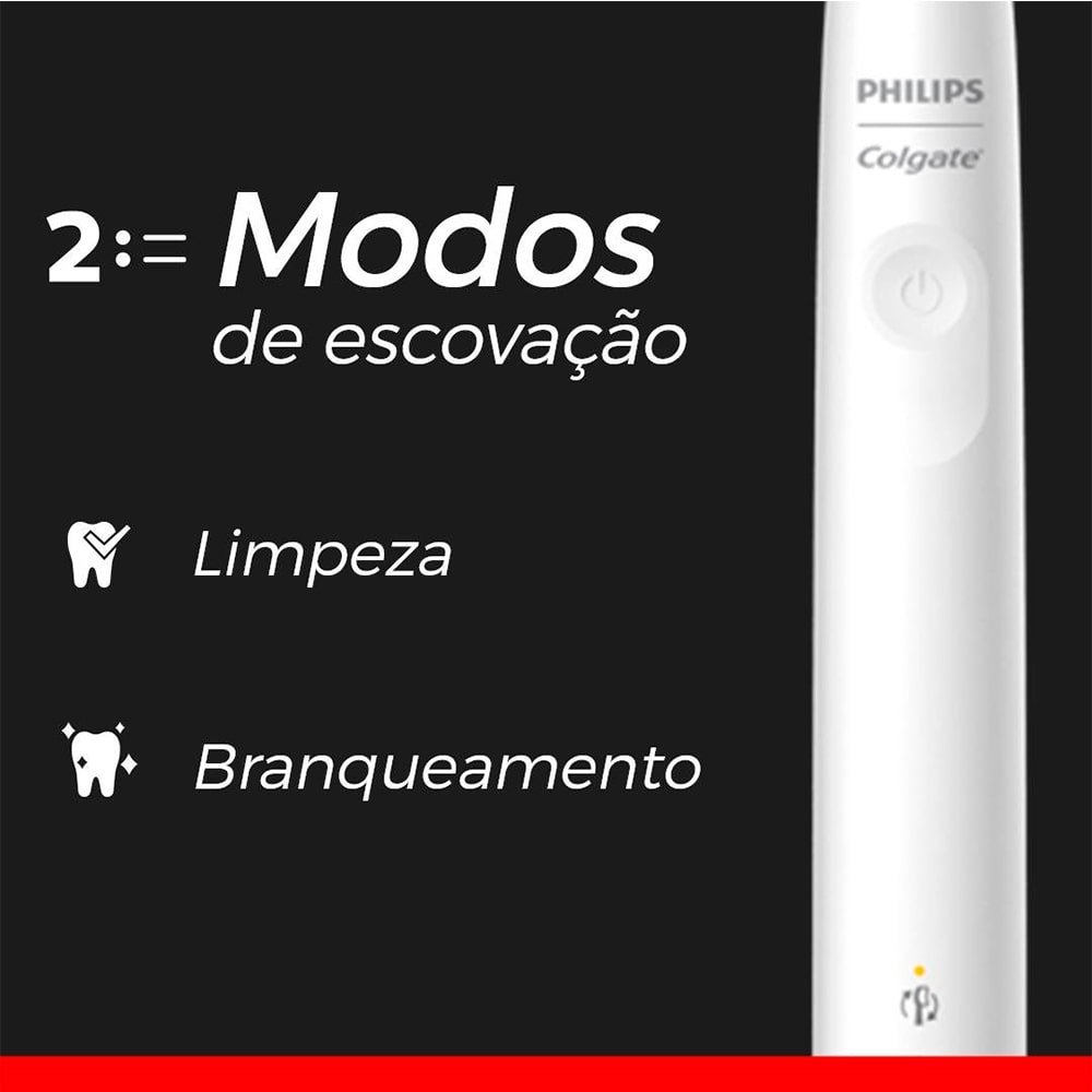 Escova Dental Elétrica Colgate Philips Sonicpro 30 + Refil Recarregável