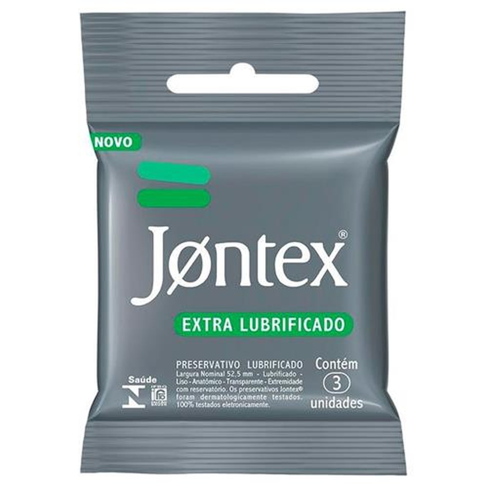Preservativo Jontex Lubrificado Confort Plus 12 Embalagens com 3 Unidades