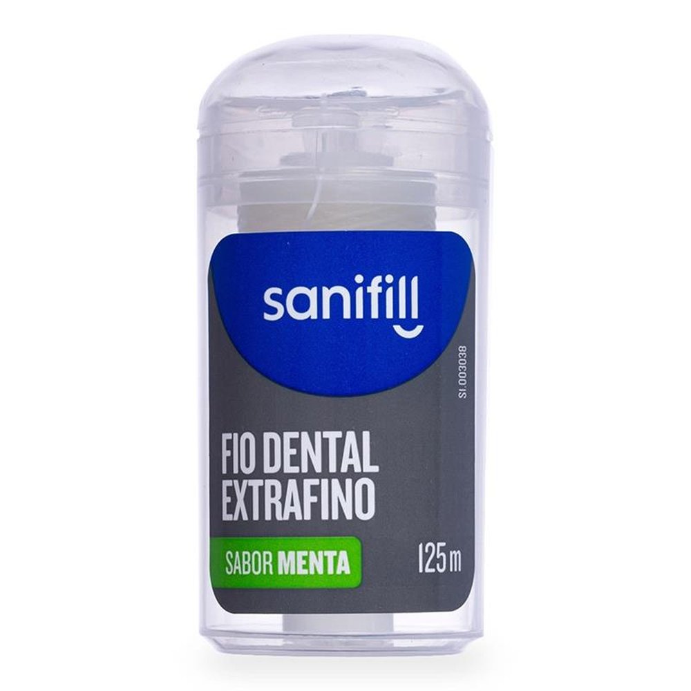 Fio Dental Sanifill Extrafino Menta 125m