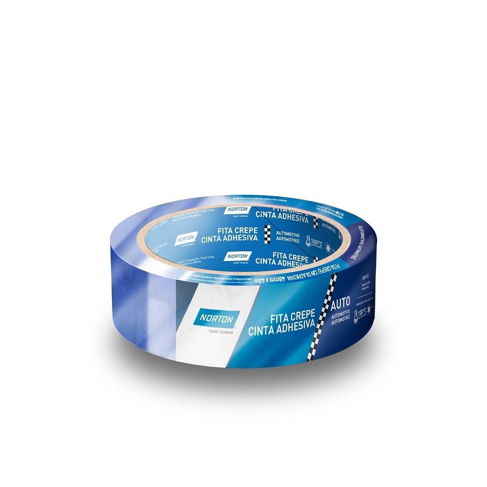 Fita Crepe Norton C919 Automotiva Azul 48mm x 40m