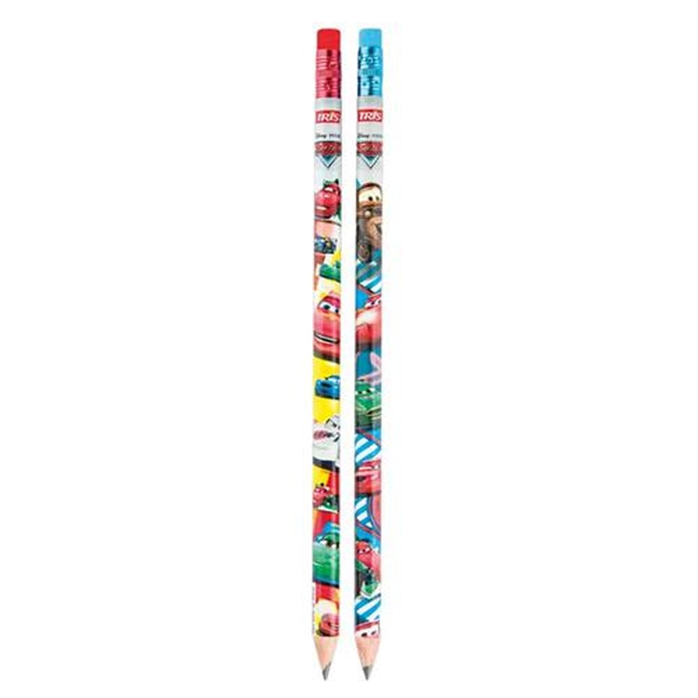 Lápis Preto Carros c/ Borracha Tris - Embalagem com 48 unidades