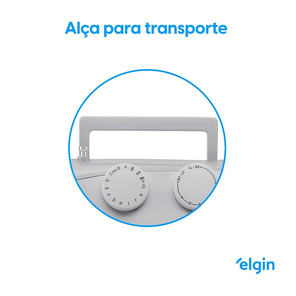 Máquina de Costura Elgin JX4040 | Portátil Única 36 Pontos Branco, 220V