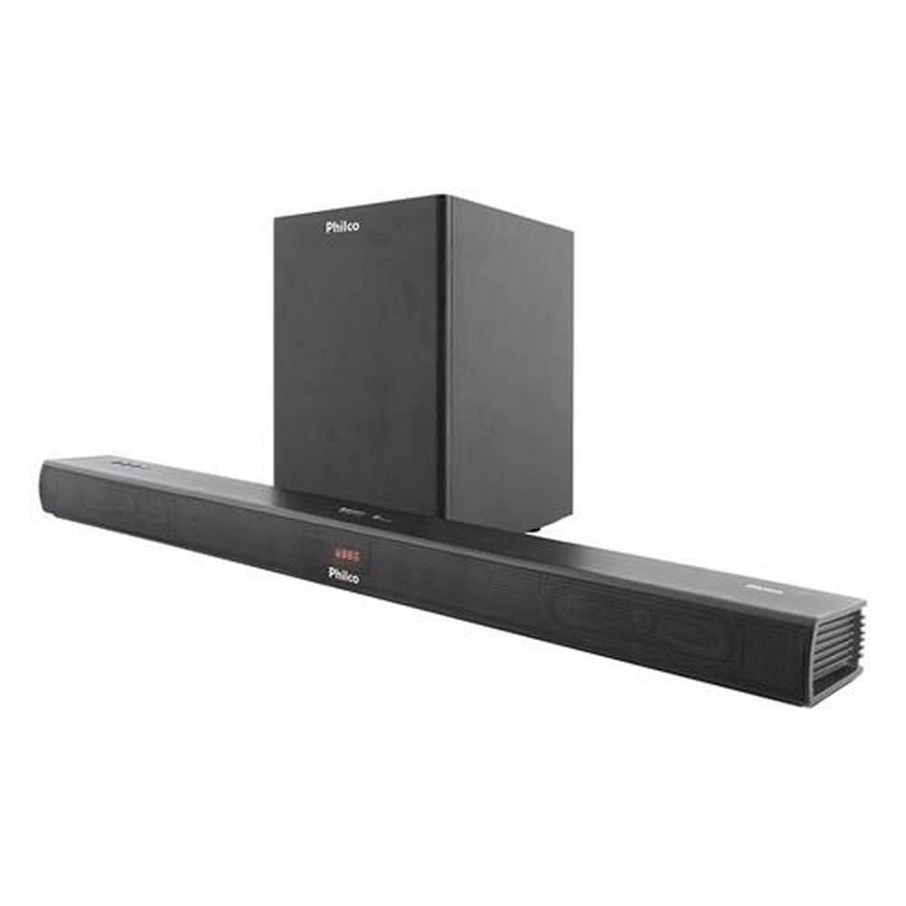 Soundbar Philco PSB05 Entradas USB, HDMI, 2.1 Canais, Bluetooth, Wi-Fi, 320W, Bivolt