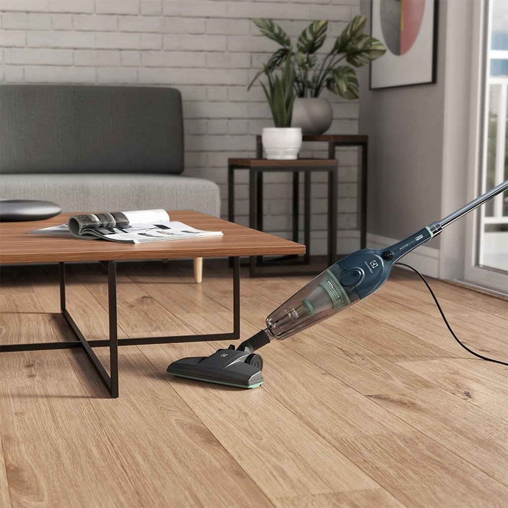 Aspirador de Pó Vertical Electrolux STK14 - 1450W, 2 em 1, com Fio, Azul, 110V