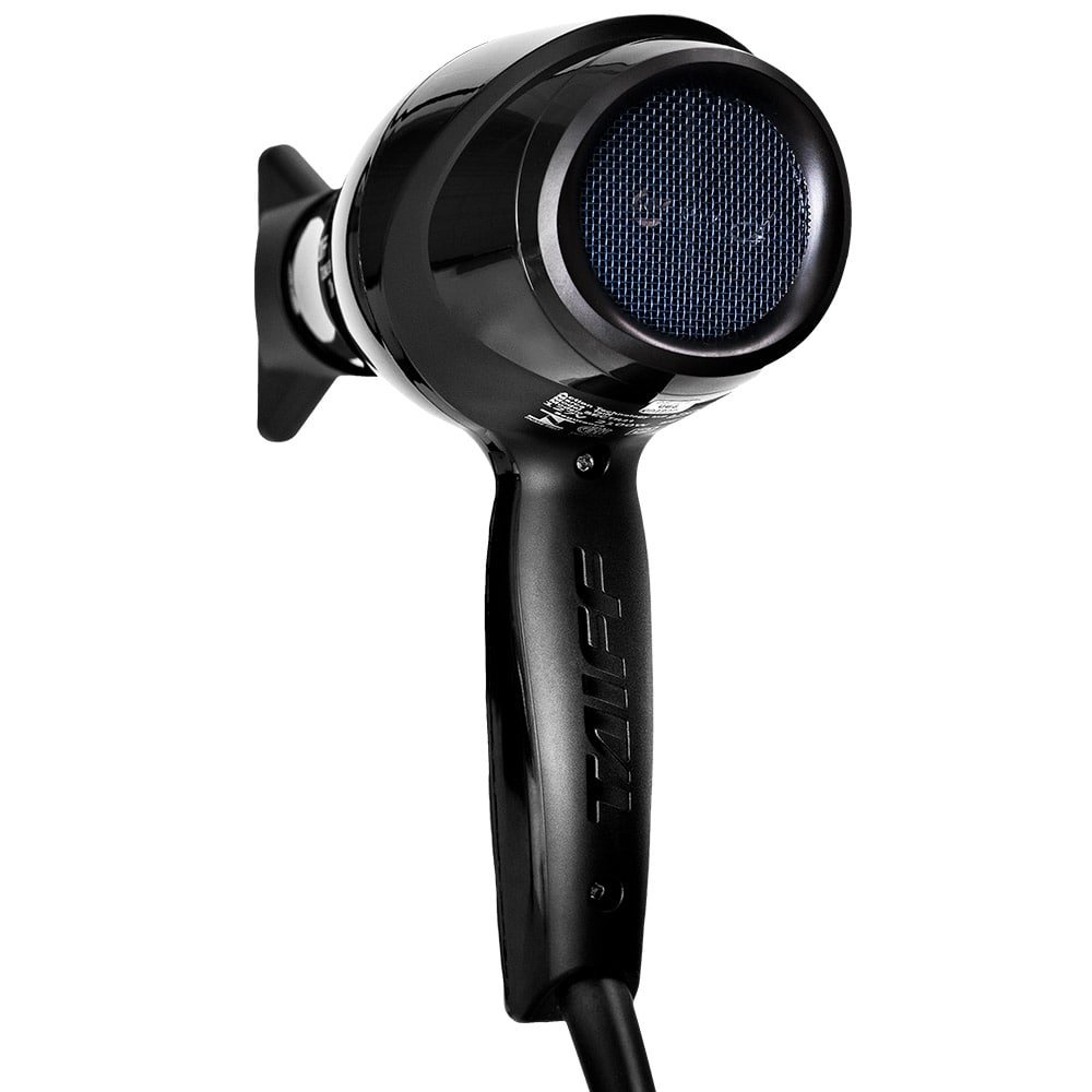 Secador de Cabelo Taiff Tourmaline Íon, 2 Velocidades, 4 Temperaturas, 2100W, Preto, 220V