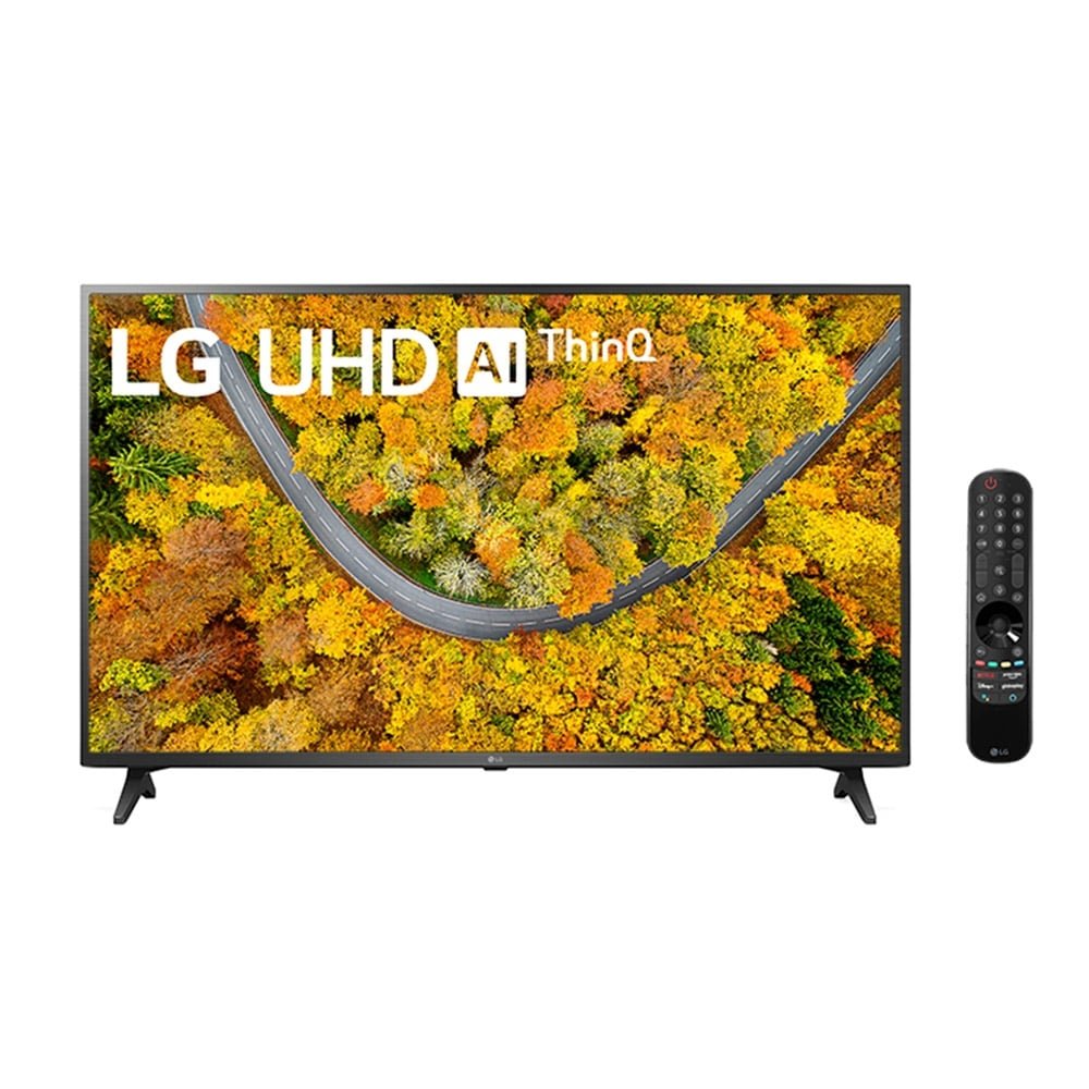 Smart TV LED 65" LG 65UP7550PSF 4K UHD com Wi-Fi, 1 USB, 2 HDMI, ThinQ AI, Smart Magic, LG Channels, 60HZ