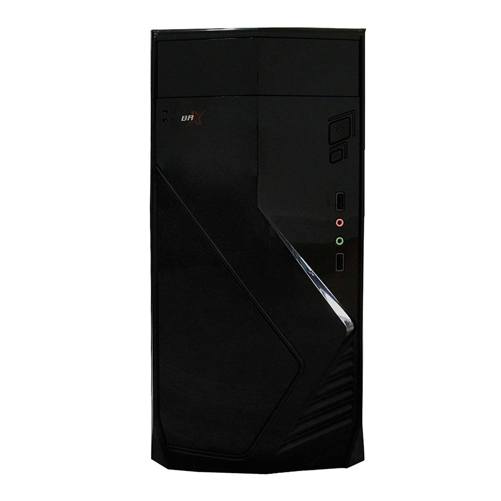 Computador BRX BRX244120W10, Intel Core i5, Windows 10, 4GB, SSD 120GB, Preto, sem Monitor