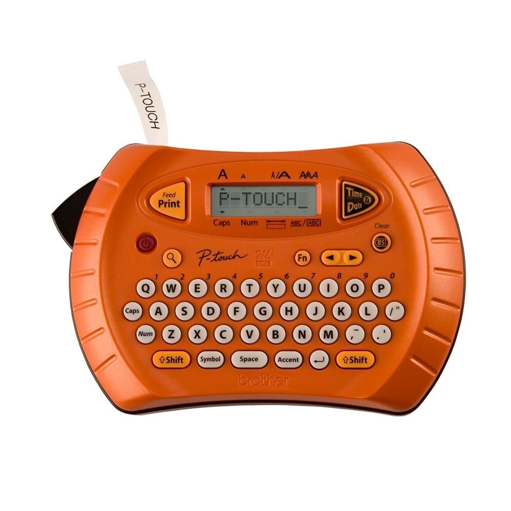 Rotulador Eletrônico Brother PT70BP, Laranja, com 3 Fitas