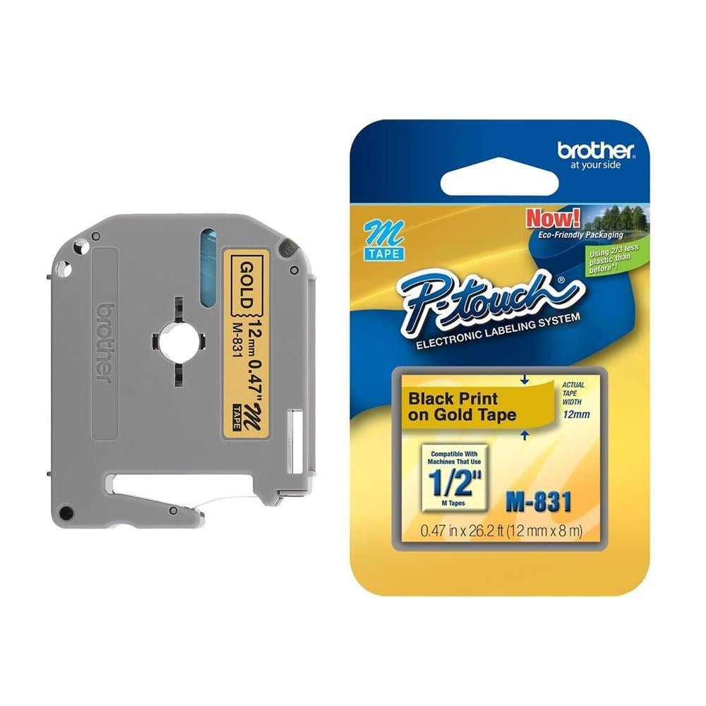 Rotulador Eletrônico Brother PT70BP, Laranja, com 3 Fitas
