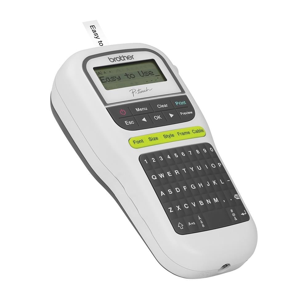 Rotulador Eletrônico Brother PTH110BP, com 3 Fitas