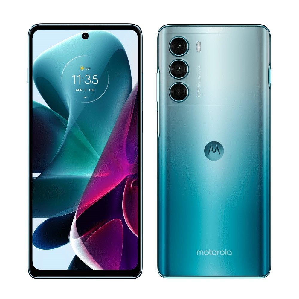 Smartphone Motorola Moto G200, Verde, Tela de 6.8" | 5G+Wi-Fi+NFC, And. 11 e Câm. Tras. de 108+13+2MP, Frontal de 16MP, 256GB