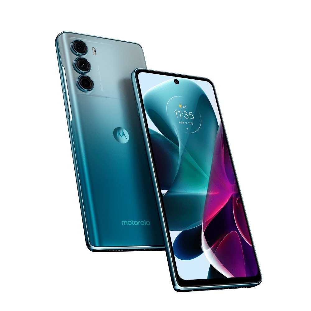 Smartphone Motorola Moto G200, Verde, Tela de 6.8" | 5G+Wi-Fi+NFC, And. 11 e Câm. Tras. de 108+13+2MP, Frontal de 16MP, 256GB