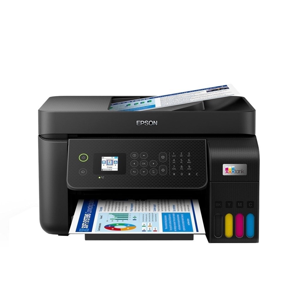 Multifuncional Epson L5290 Ecotank, Wi-Fi, Preta, Bivolt
