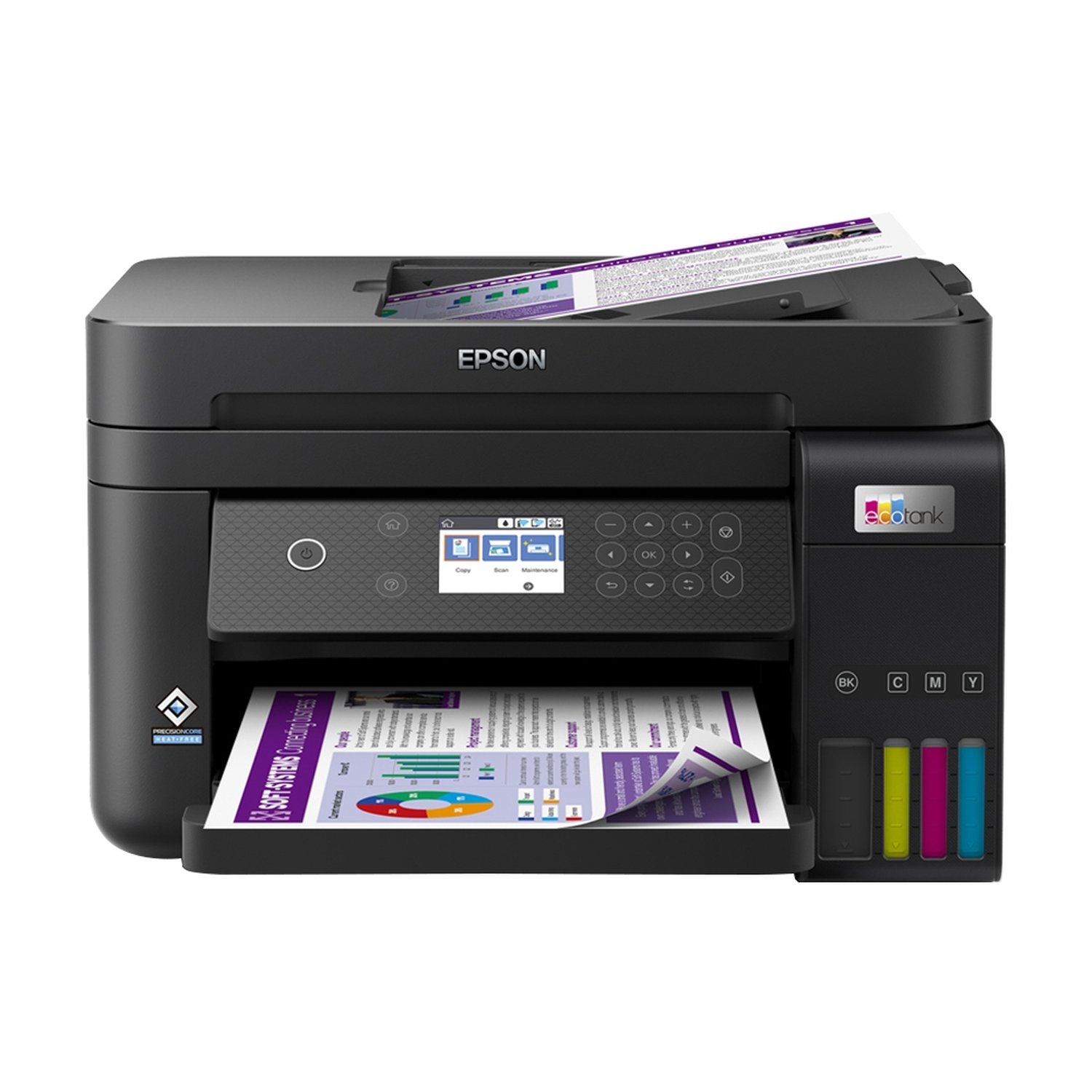 Multifuncional Epson L6270 Ecotank, Preta, Bivolt