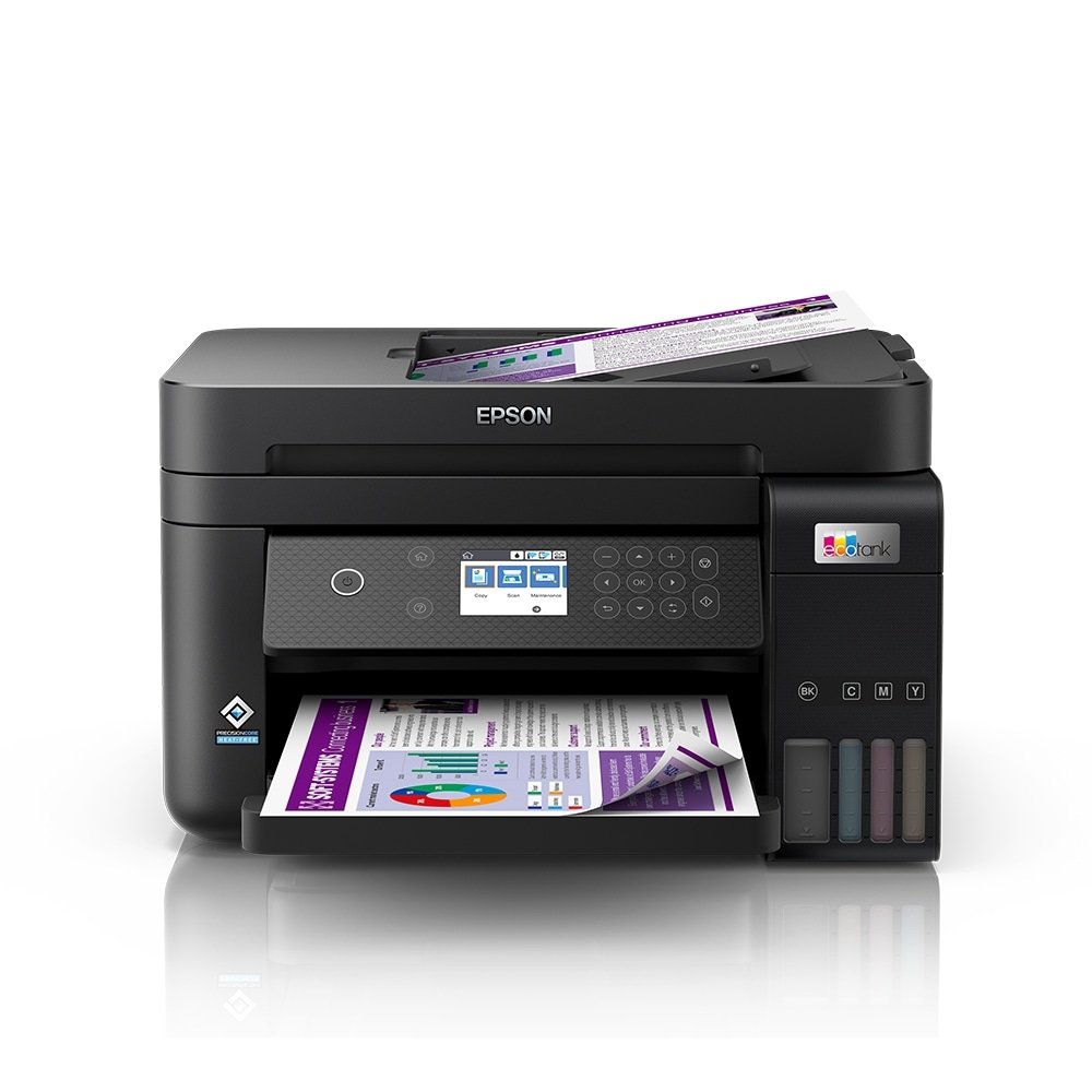 Multifuncional Epson L6270 Ecotank, Preta, Bivolt