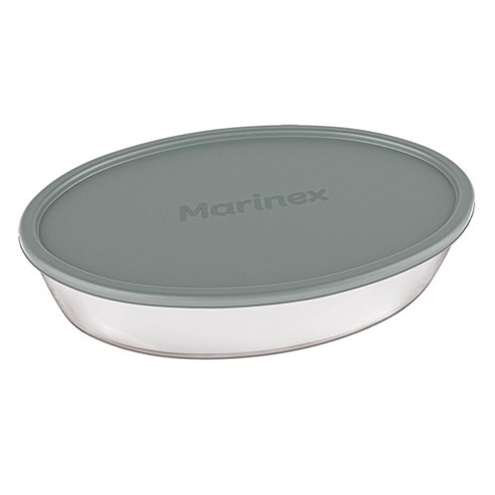 Conjunto Assadeira Marinex 1576 com Tampa Cinza 6 Peças