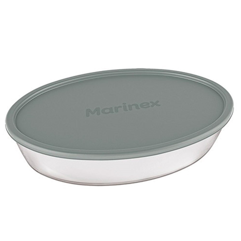 Conjunto Assadeira Marinex 1576 com Tampa Cinza 6 Peças