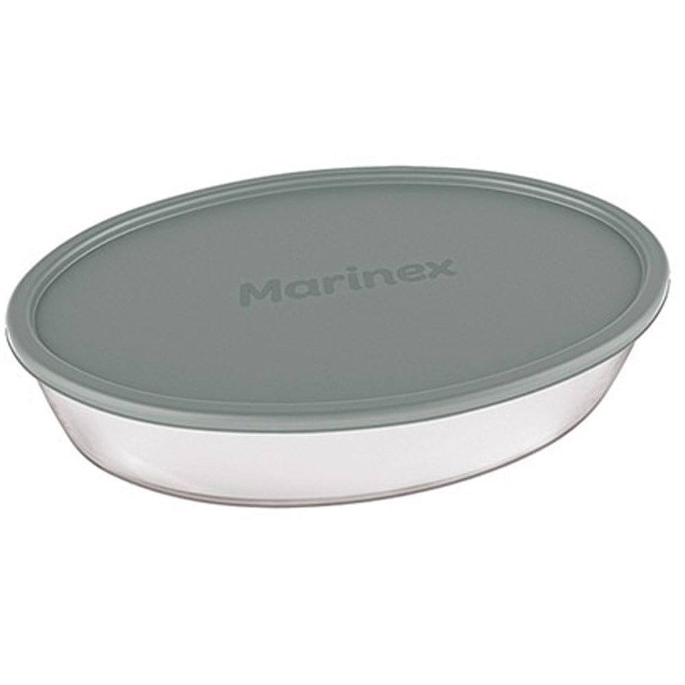 Conjunto Assadeira Marinex 1576 com Tampa Cinza 6 Peças