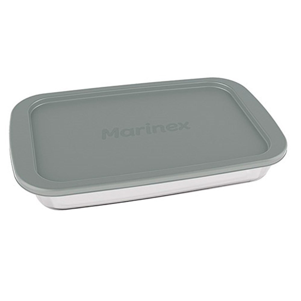Conjunto Assadeira Marinex 1576 com Tampa Cinza 6 Peças