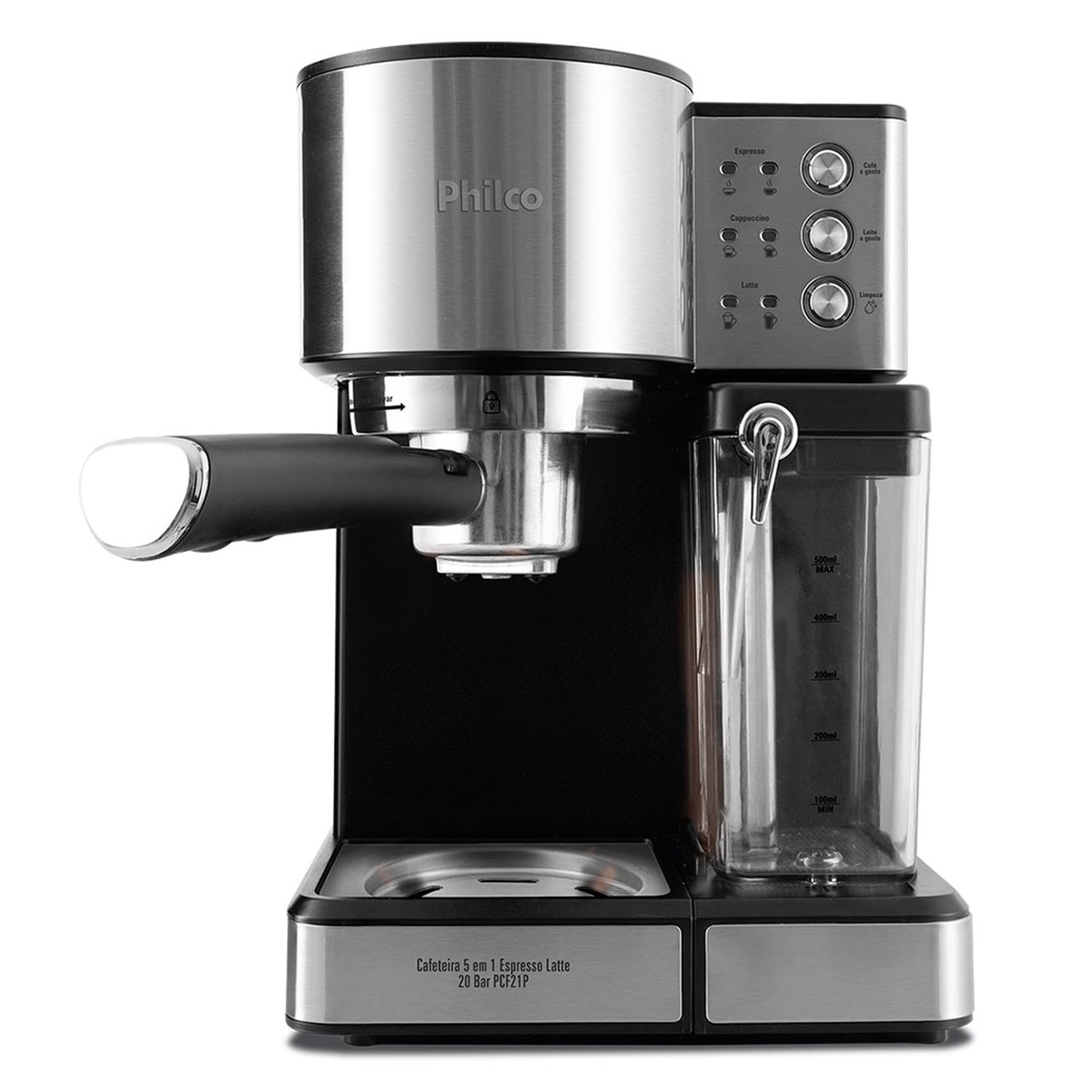 Cafeteira Philco Espresso Latte PCF21P, 5 em 1, 20 Bar, 1350W, 110V