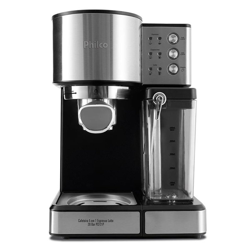 Cafeteira Philco Espresso Latte PCF21P, 5 em 1, 20 Bar, 1350W, 110V