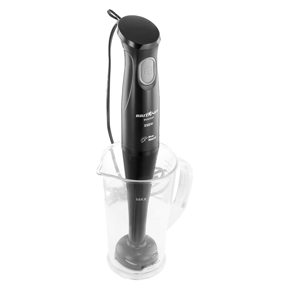 Mixer Britânia BMX350P, Copo 1,05 Litros, 350W, Preto, 110V