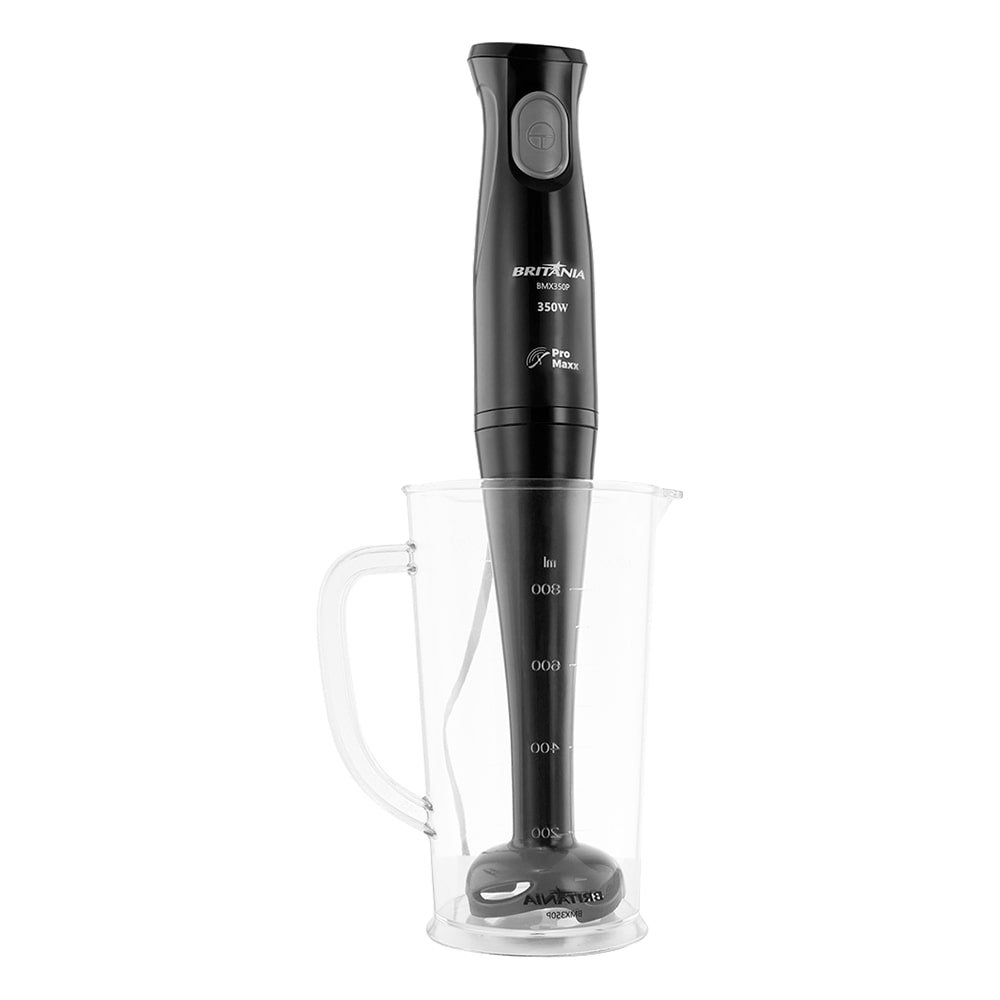 Mixer Britânia BMX350P, Copo 1,05 Litros, 350W, Preto, 110V