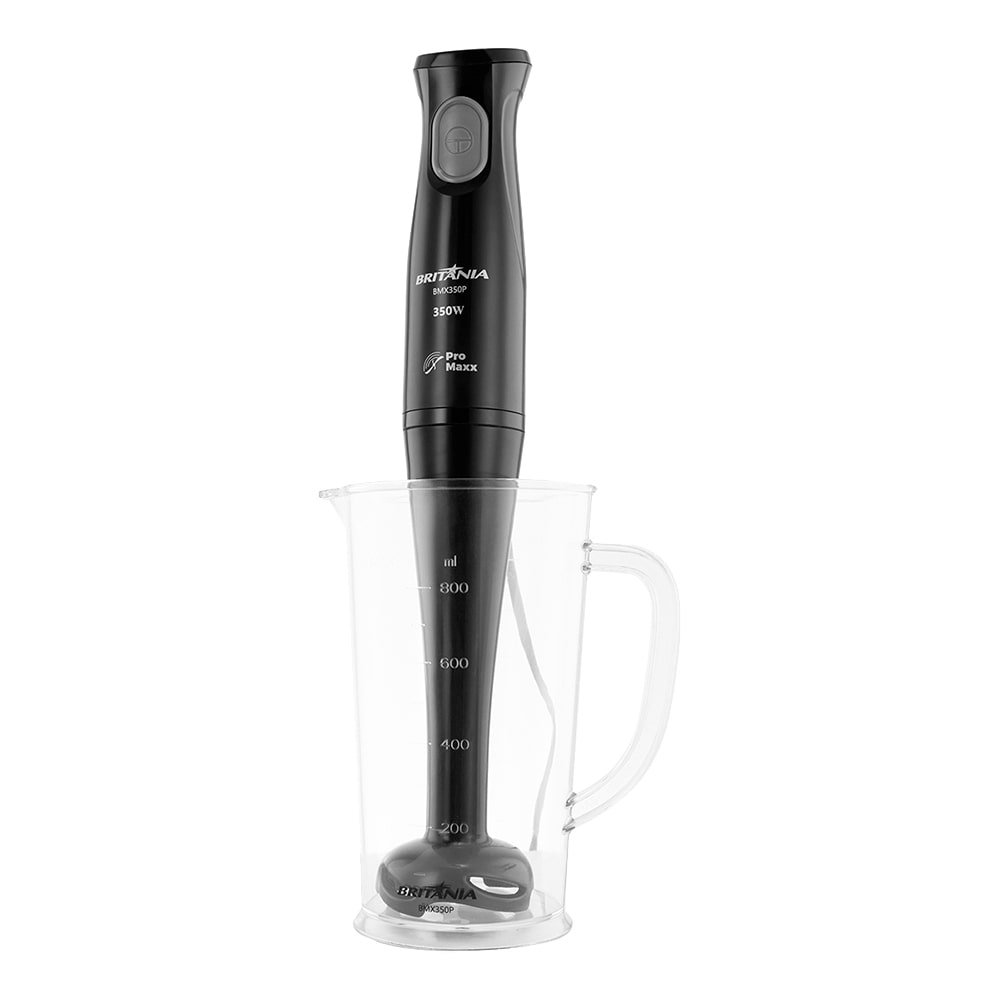 Mixer Britânia BMX350P, Copo 1,05 Litros, 350W, Preto, 110V