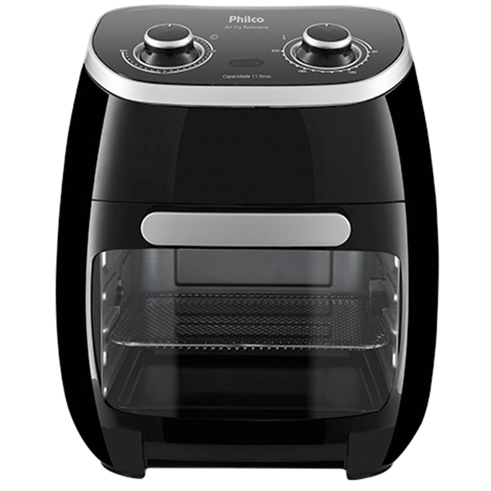 Fritadeira sem Óleo Philco Air Fryer Oven PFR2000P | 11 Litros, 2 em 1, Preto, 220V
