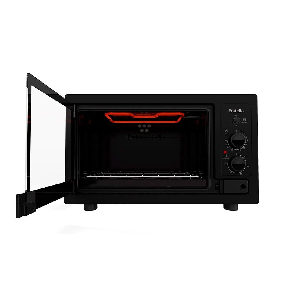 Forno Elétrico de Bancada Mueller 44 Litros, Fratello, Com Timer, Preto, 110V