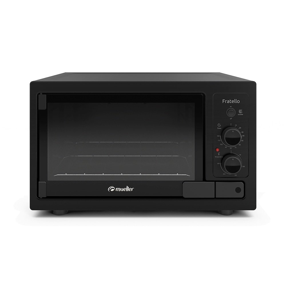 Forno Elétrico de Bancada Mueller 44 Litros, Fratello, Com Timer, Preto, 220V