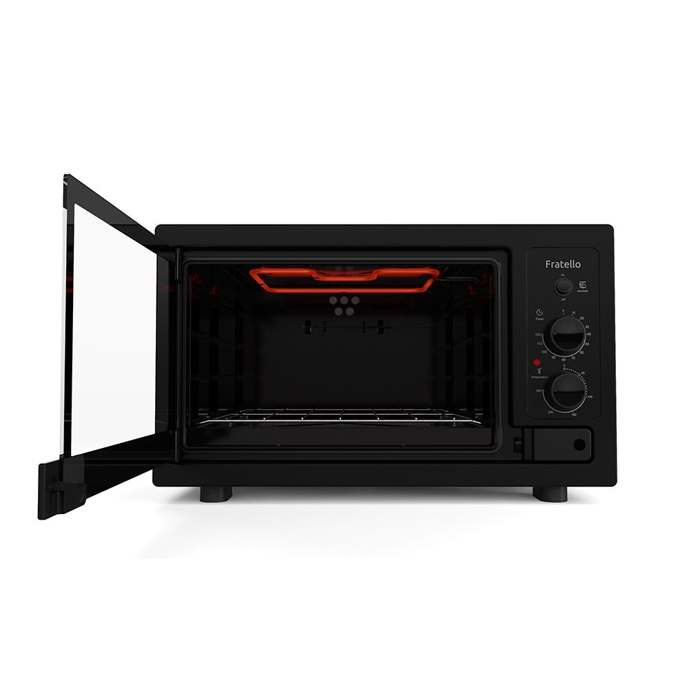 Forno Elétrico de Bancada Mueller 44 Litros, Fratello, Com Timer, Preto, 220V