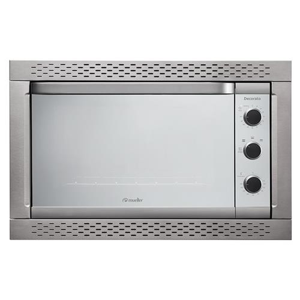 Forno Elétrico de Embutir Mueller 44 Litros, Decorato, Inox, 110V
