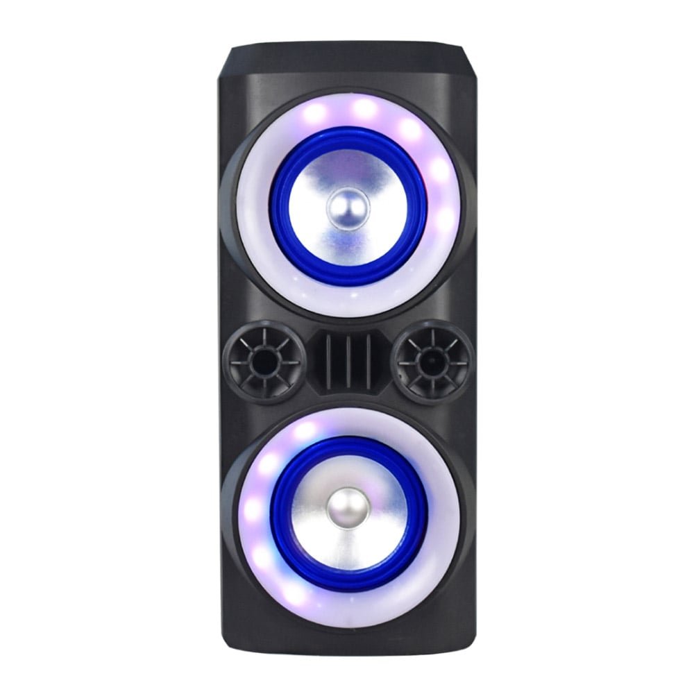 Caixa Amplificada Multilaser SP379, Entradas USB, Auxiliar, Cartão de Memória, Rádio FM, Bluetooth, 300W RMS