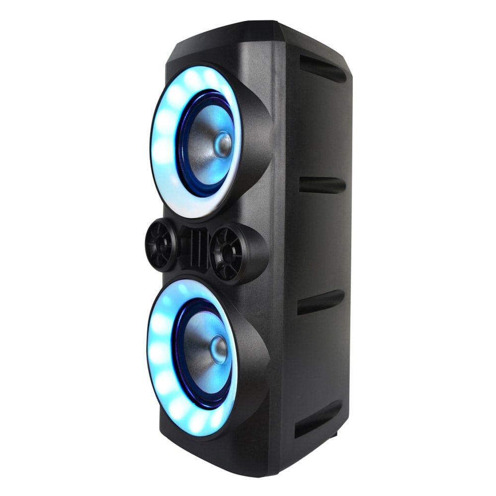Caixa Amplificada Multilaser SP379, Entradas USB, Auxiliar, Cartão de Memória, Rádio FM, Bluetooth, 300W RMS