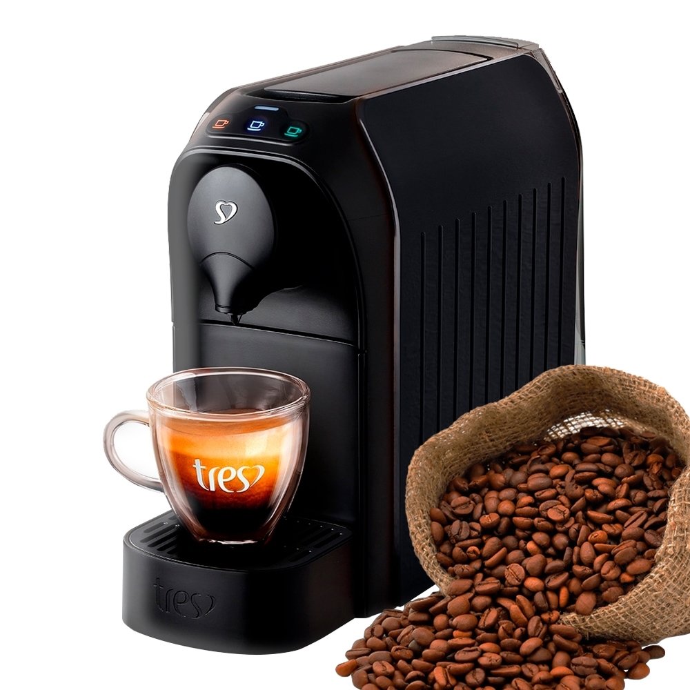 Cafeteira Expresso 3 Corações Passione Preto 110V