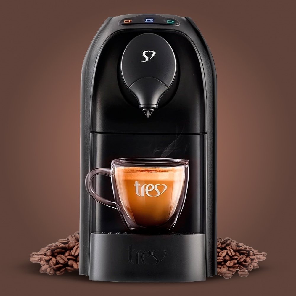 Cafeteira Expresso 3 Corações Passione Preto 110V