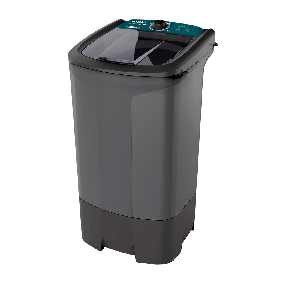 Tanquinho/Máquina de Lavar Roupas Semi-automática 10kg Arno - , Lavete Eco 10+ ML81, Cinza/Verde, 110V