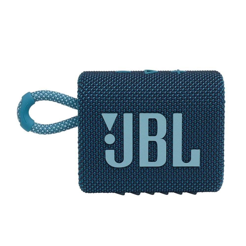 Caixa de Som Bluetooth JBL GO 3, Bateria de até 5h, À Prova D'Água, Azul