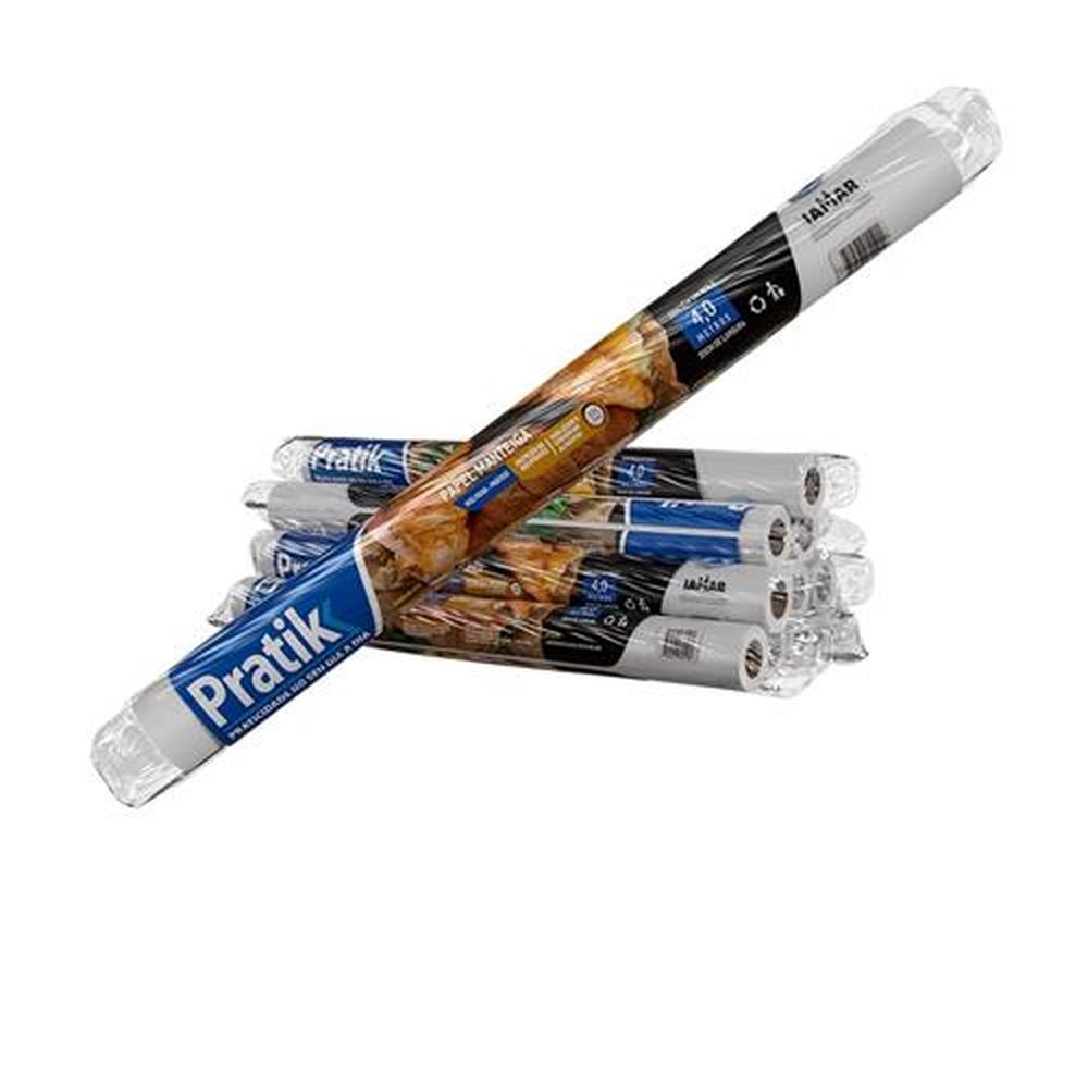 Papel Manteiga Pratik 30cm x 7,5m Embalagem com 25 Unidades