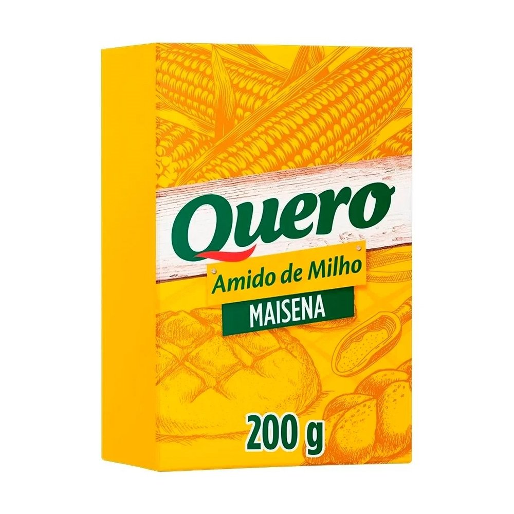 Amido de Milho Quero 200g - Embalagem com 24 Unidades