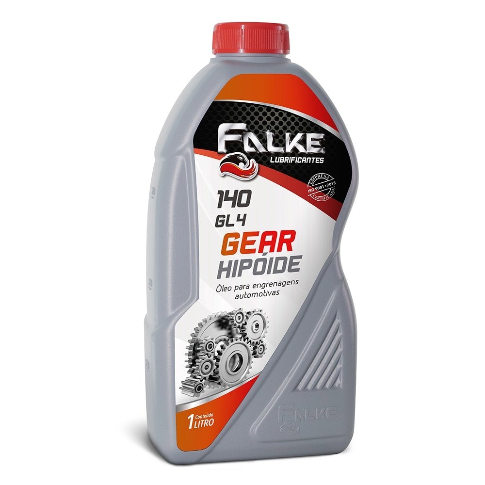Óleo Lubrificante Falke Gear Hipóide API GL4 SAE 140 1 Litro Embalagem com 12 Unidades