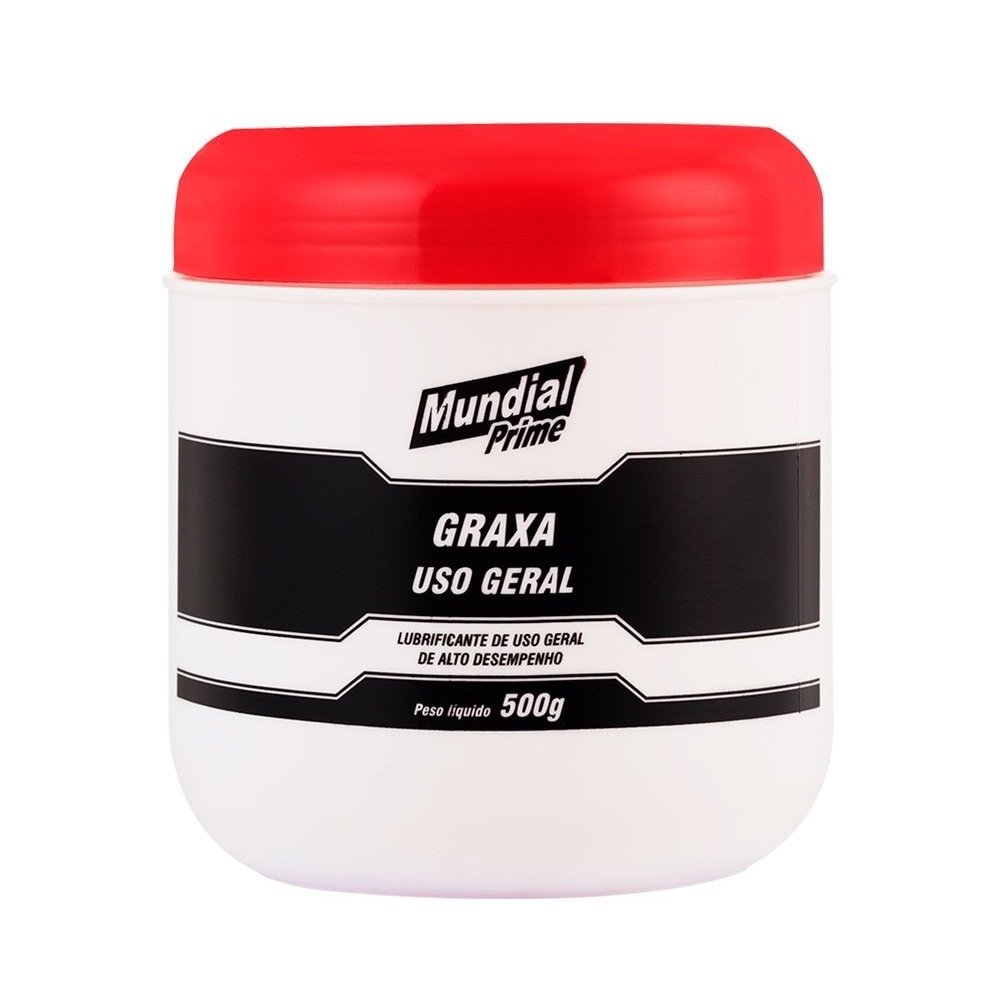 Graxa Mundial Prime Uso Geral Embalagem com 12 Unidades de 500g