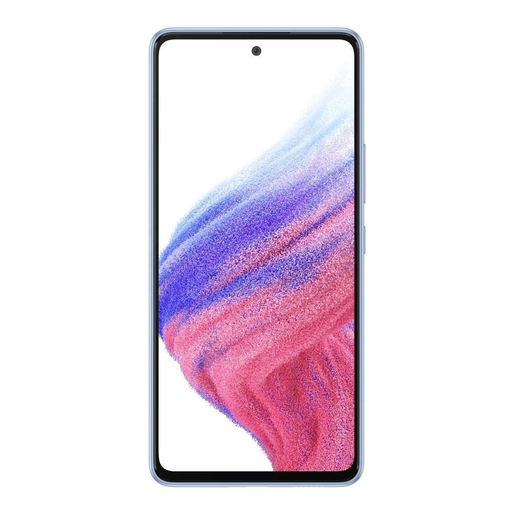 Smartphone Samsung Galaxy A53, Azul, Tela 6.5", 5G+Wi-Fi+NFC, And. 12, Câm. Tras. de 64+12+5+5MP, Frontal 32MP, 8GB RAM, 128GB