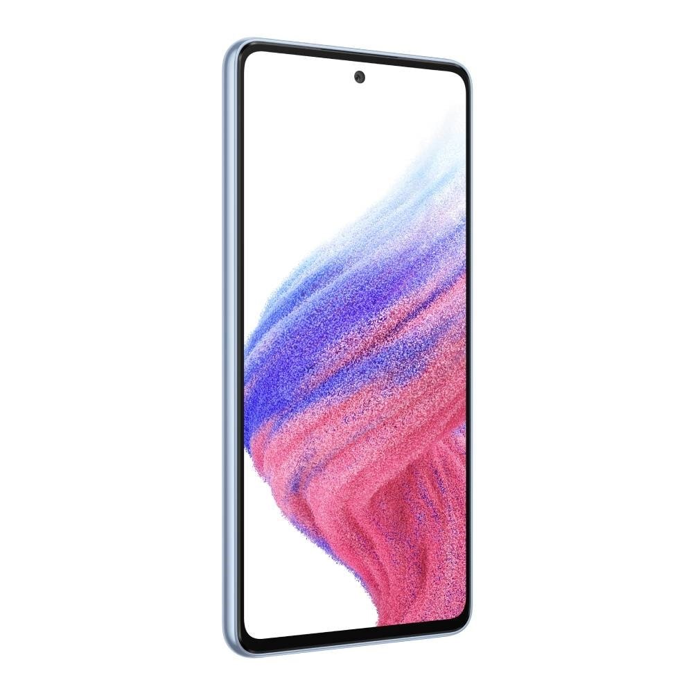 Smartphone Samsung Galaxy A53, Azul, Tela 6.5", 5G+Wi-Fi+NFC, And. 12, Câm. Tras. de 64+12+5+5MP, Frontal 32MP, 8GB RAM, 128GB